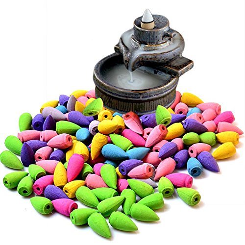 70 pcs backflow natural smoke pagoda indoor incense con…