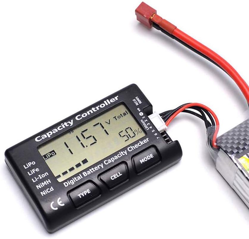 YIXISI Battery Meter, Intelligent Cell Meter, Digital Battery Checker, Battery Balancer for LiPo/LiFe/Li-ion/NiCd/NiMH Battery Packs - Image 4
