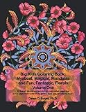 Big Kids Coloring Book: Mystical, Magical, Mandalas and Fun, Fantastic, Florals - Volume One: 50 lin by Dawn D Boyer Ph.D.