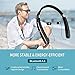 Bluetooth Headphones, Dostyle Wireless Bluetooth Headphones [30 Hours Playtime] Neckband Bluetooth Headset with Mic & Retractable Design Compatible for X/8/XS Plus Samsung Galaxy S9 S10 (Black)
