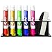 MyGift Whiteboard Supply Storage, 10-Slot Black Acrylic Dry Erase Marker and Eraser Holder, Wall Mounted Office Accessories Organizer Storage Rack