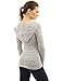 PattyBoutik Women's Hoodie Open Stitch Knit Top
