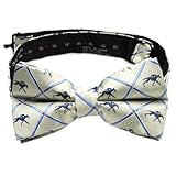PenSee Mens Silk Pre-tied Bowtie Cute Pattern Formal Bow Ties-Various Styles