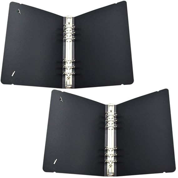 A5 6 Ring Binder, Refillable Binder File Folder, Loose