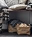 OrganizerLogic Burlap Storage Organizer Basket - Heavy Duty Storage Basket - Perfect Storage Jute Basket for Laundry, Shoes and Kids Toys - 17