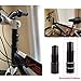 TRIWONDER Bike Stem Riser Handlebar Extender Bicycle Fork Stem for MTB BMX Mountain Bike Aluminium Alloy Head Up Adapter (Black - Extended Version)