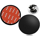 AYWFEY 2 Pack 80mm Premium Strong Adhesive Dashboard Pad Mounting Disk, 3.15" Universal Suction Cup Mounting Disc for Phone H
