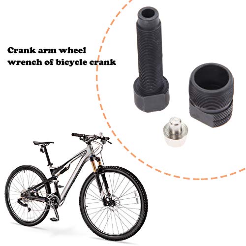 KOOBOOK 1Pcs Bike Crankset Crank Arm Wheel Wrench Remover Puller Mountain Road Cycling Bicycle Repair Removal Tool