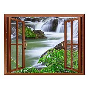 Waterfall in National Park of Thailand Removable Wall Sticker/Wall Mural - 24"x32"