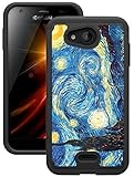 CorpCase Kyocera Hydro Wave Case, Kyocera Wave Case - Starry night / Hybrid Unique Case With Great Protection