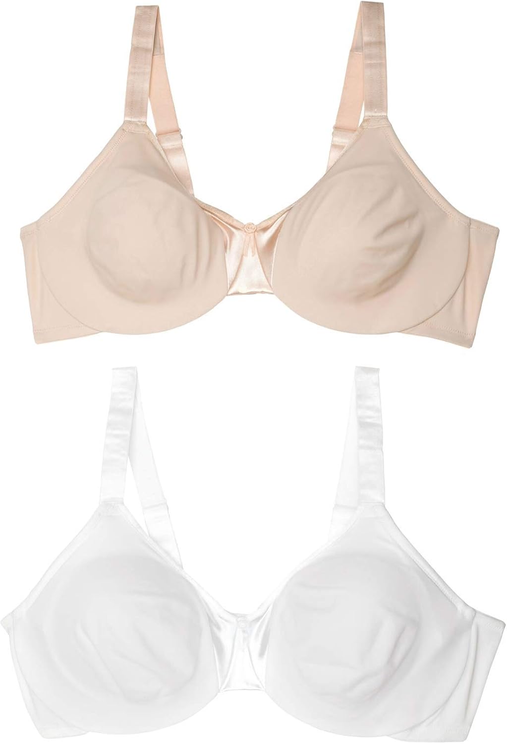Olga Cushioned Underwire Bra Set of Two! Super Soft Full Coverage Bra