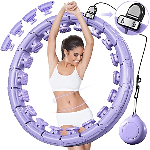 Leann L!fe New Upgraded 27 Knots Adjustable Smart Weighted Hula Hoop