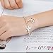 Valentine`s Day Gifts Dangle Filigree Butterfly Charm Lobster Clasp Link Chain Bangle Bracelet for Women and Girls