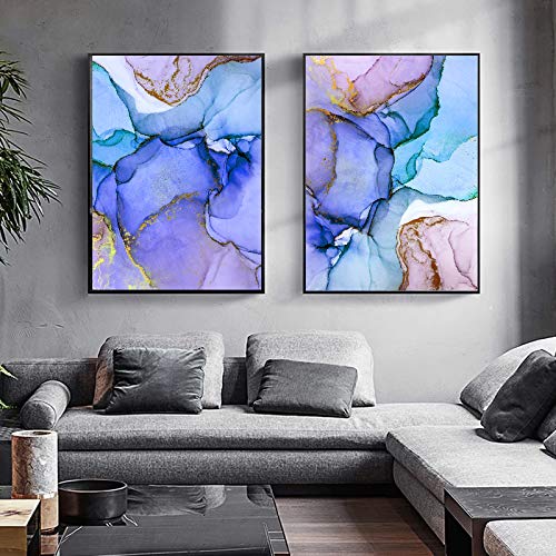 Glam Decor Wall Art Set Ink Paintings Designer Fashion