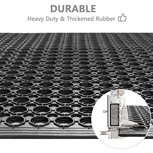 4 ROVSUN+Drainage+Non+Slip+Hexagonal+Industrial