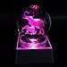 JINGDIAN Crystal LED Elephant W/Multicolor Home Decoration Ball