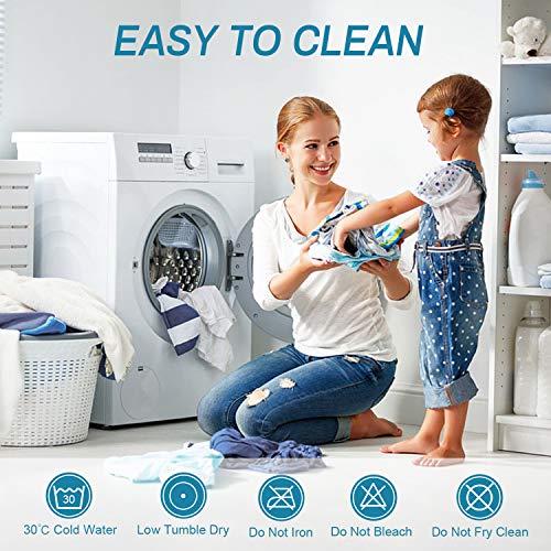 Zerohub Premium Cooling Bamboo Mattress Protector, Waterproof Breathable Hypoallergenic Mattress Cover, Machine Washable Mattress Pad Cover, Queen