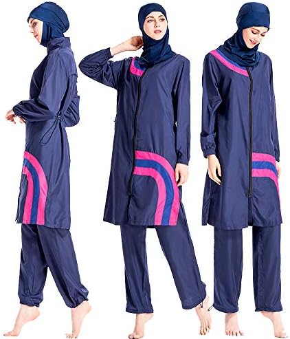 Mr Lin123 Muslim Women Swimwear Islamic Swimsuit Hijab Swimwear Full Coverage Swimwear