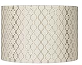 Embroidered Hourglass Lamp Shade 16x16x11 (Spider)