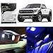 Partsam LED Interior Light Package Lighting Bulbs Kit fit Replacement for Ford F-150 2014 2013 2012 2011 2004-2010 -Blue 7Pcs