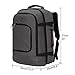 Hynes Eagle Travel Backpack 40L Flight Approved Carry On Men's Large Cabin Weekender Laptop Backpack Women's 15.6 inches Grey with 3PCS Packing Cubes