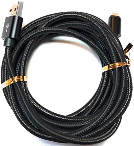 2-Pack Lightning Cable, Extra Long 10ft Black Charger for iPhone (X, 8/8 Plus, 7/7 Plus, 6/6 Plus/6s/6s Plus, 5/5s/5c) and iPad (4/5/Pro, Air/Air 2, Mini 2/3/4)