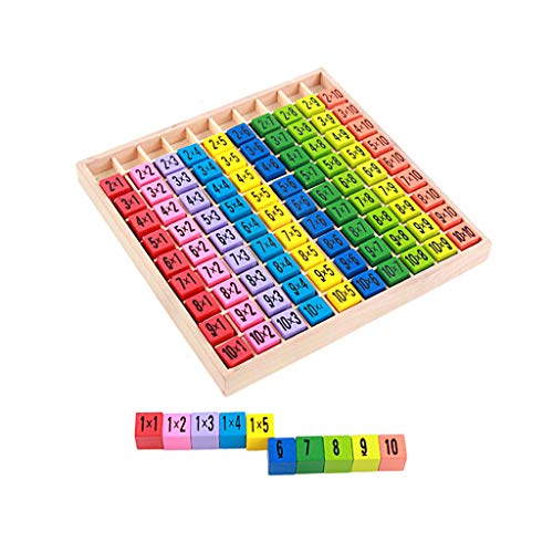 TIAN-K Wooden Multiplication Table Toys Set Math Toys - Math Counting Skills - Educational Children's Gift & Kids Toy