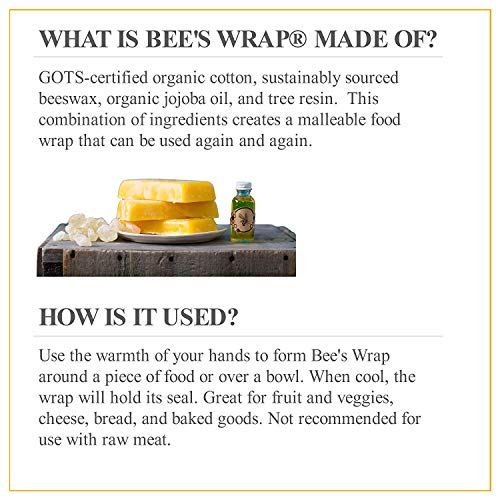 5 Bees+Wrap+Assorted+Friendly+Sustainable