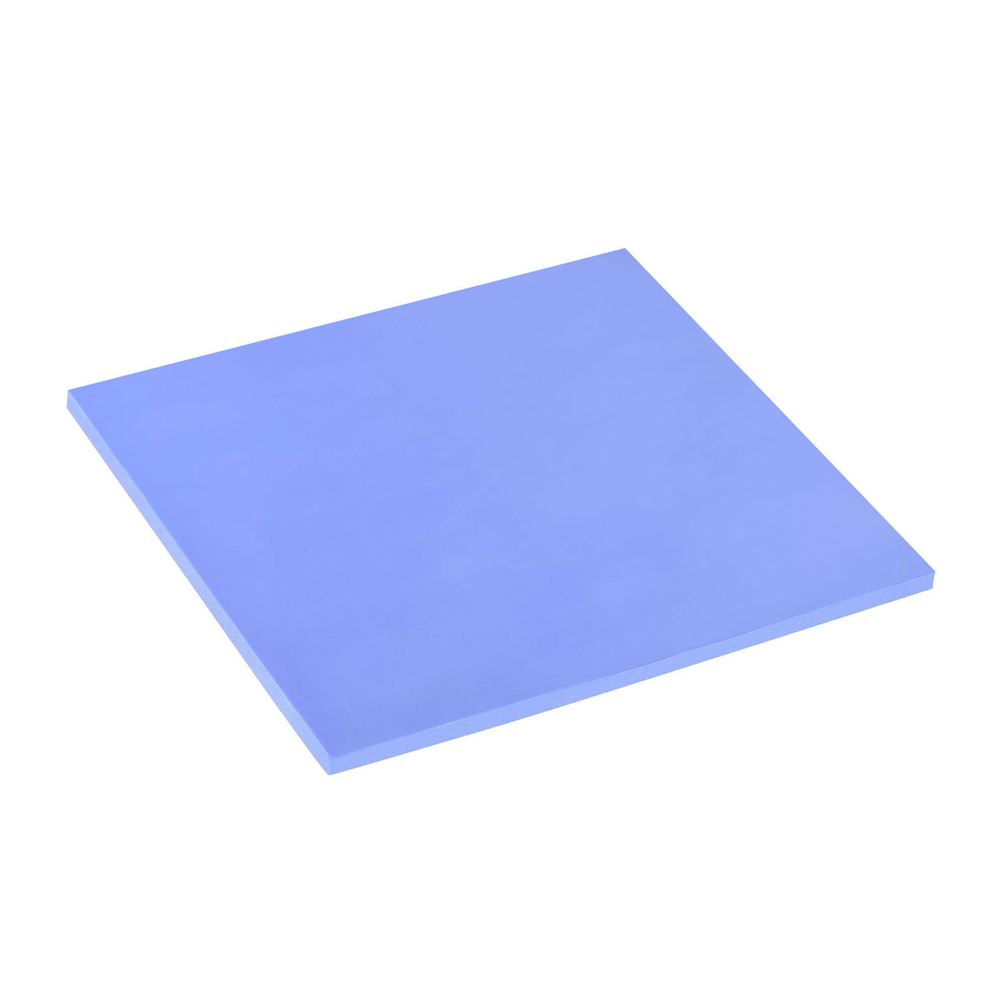 sourcing map Soft Silicone Thermal Conductive Pads 100mmx100mmx2mm Heatsink for CPU Cool Blue