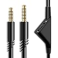 MJKOR [2 Meter Replacement for Astro A10 A40 Inline Volume Control Cable Cord, Audio Gaming Wire Compatible with Astro A10 A40 Headsets (Volume Control Function, TPE)