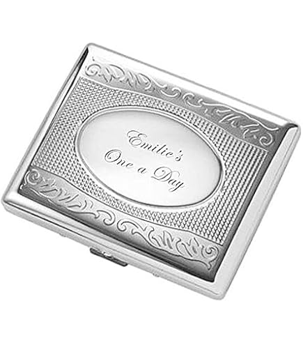 personalised roll up cigarette case Amazon.com: Personalized Gold Paisley Cigarette Case - Custom Engraved  Cigarette Holder - Elegant Gift for Smokers | Free Engraving