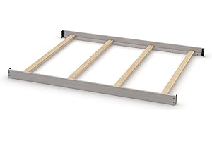 CC KITS Full-Size Conversion Kit Bed Rails for Baby Cache Convertible Cribs - Solid Wood Rail - Toddler and Adult Bed Rail for Full-Size Beds - Essential Nursery & Baby Furniture (Ash Gray)