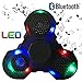 HAIL-SADES Prime Fidget Spinner with LED lights and Bluetooth Speaker best cool light up double sided toy with all black case and charger