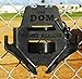 DOM Dugout Manager, Proven Perfect Solution for Softball and Baseball Players Equipment, Providing a Safe, Organized, Fun Dugout - Black