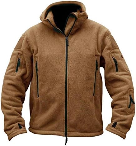 Men's Tactical Fleece Jacket (XX-Large,SAND) (XX-Large, Sand)