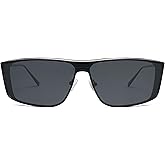 SOJOS Trendy Y2k Polarized Sunglasses for Women Men Metal Frame UV400 Designer Shades SJ1228