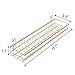 Simmer Stone Gold Hanging Basket for Wire Wall Grid Panel, Multi-Functional Wall Storage Display Decoration Basket, Size 15.7
