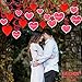 KatchOn, Red Hearts Valentines Hanging Decorations - Pack of 30, No DIY | Valentines Decorations Indoor, Hanging Hearts Decorations | Hanging Valentines Decorations | Valentines Decor