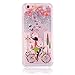 iPhone 6 Plus Case, 6s Plus 5.5 inch shell ,Qissy Cool Moving Girl Stars Bling Glitter Floating Dynamic Flowing Case Liquid Cover (not for iPhone6 / 6s!) (5)