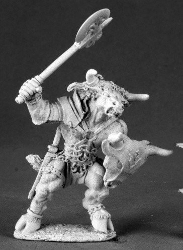 Tarsus Minotaur Adventurer Dark Heaven Legends by Reaper