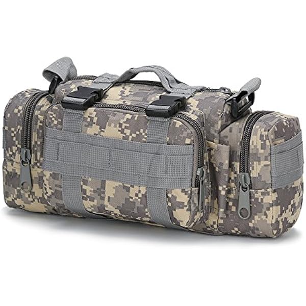 UNISTRENGH Tactical MOLLE Pouch - Military Waist Bag For Outdoor Activities