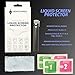 Liquid Glass Screen Protector by Henchmen Innovations - Invisible 9H Hard Premium Universal Anti Scratch Protective Nano Coating Technology for All Cell Phones Tablets Watches Fitbits Laptops Cameras