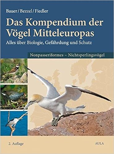 Das Kompendium Der Vogel Mitteleuropas Alles Uber Biologie Gefahrdung Und Schutz Nonpasseriformes Nichtsperlingsvogel Amazon De Bauer Hans G Bezzel Einhard Fiedler Wolfgang Bucher