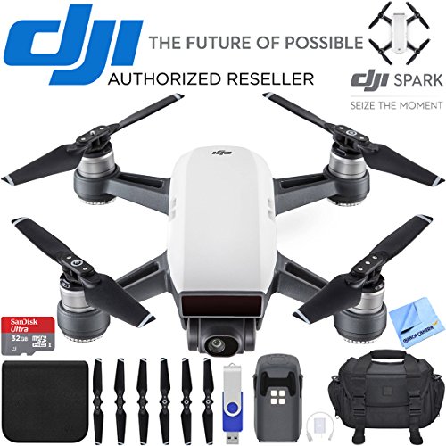 DJI Spark Alpine White Quadcopter Drone 32GB Kuwait Ubuy
