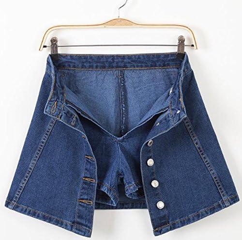 Amazon Wild Cats レディース 春秋 インナー付き デニムスカート キュロット パンツ 大人コーデ フロントボタン エコバッグ付き パンツ 通販