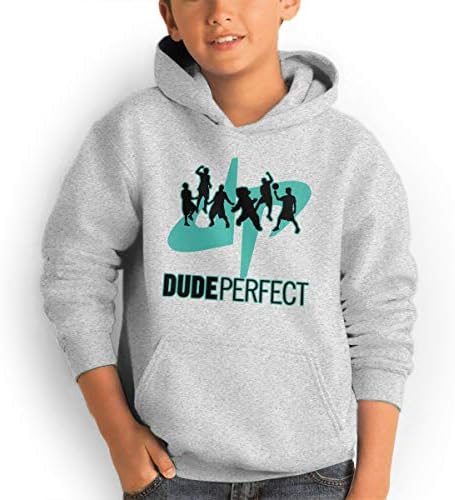 Dude Perfect Logo Youth Boys/Girls Hoodie Sweatshirt Pullover Hood with Pocket
