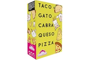 Taco Gato Cabra Queso Pizza | Juegos De Mesa | para Niños de 8 Años O Más | Juego con 64 Cartas | Regalo para Niños |De 3 A 8 Jugadores | En Español | Familia Taco Gato