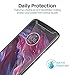 [3 Pack] L K Screen Protector for Motorola Moto X4, [Easy Installation Tray] Tempered-Glass 9H Hardness, Case Friendly