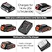20 Volt Lithium Battery Charger Replacement Charger Compatible with Black and Decker 14.4V-20V Battery LBXR20 LBX4020 LBXR20 LBXR2020, LBXR2020-OPE