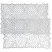 Home-X Rectangular Lace Doilies. Set of 2. Cream or White (White)